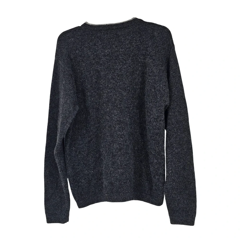 Woolrich Crewneck Sweater Large Dark Grey Heather Gorpcore Heritage Preppy